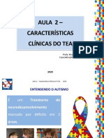 Aula 2 - CARACTERISTICAS CLINICAS DO TEA