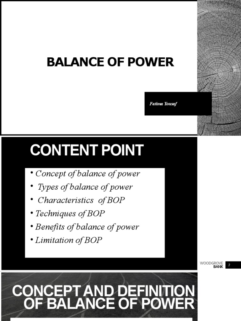 Balance of Power | PDF