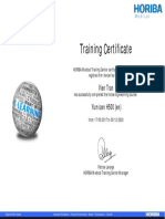 Training Certificate: Vien Tran Yumizen H500 (En)