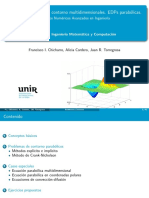 Tema 7 - Problemas de Contorno Multidimensionales. EDPs Parabólicas.