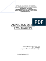 Proceso de Evaluacion