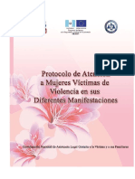 Protocolo de Atencion Para Mujeres Victimas de Violencia de Genero. Guia