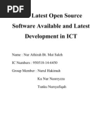 Download The Latest Open Source Software Available and Latest Development in ICT by nsaleh_8 SN53345280 doc pdf