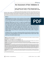 A Novel Tool for the Assessment of Pain- Validation in Low Back Pain