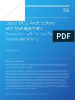 Cisco Ucs Architecture and Management:: Comparison With Lenovo Flex System and Xclarity