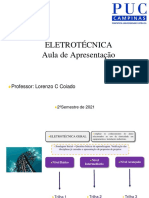 Aula 01 - Apresentação - Eletrotécnica