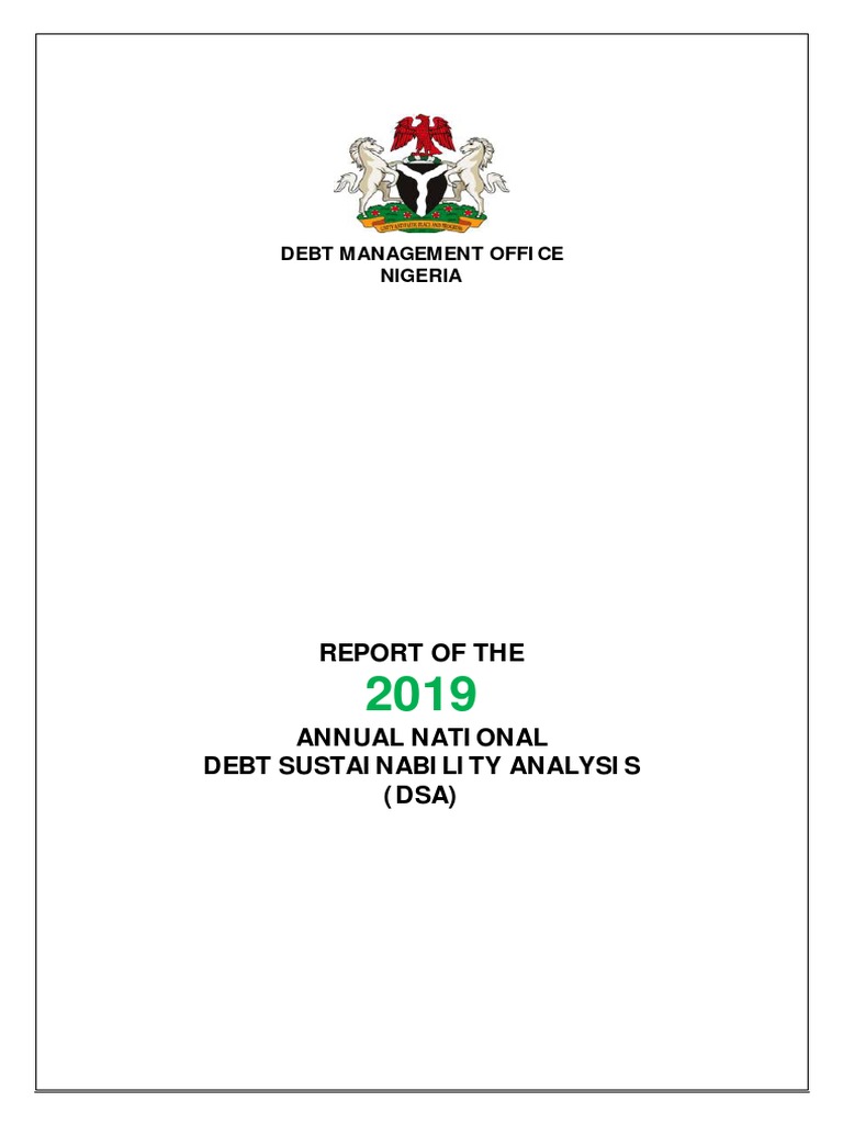 2019 Debt Sustainability Analysis (DSA) Report | PDF | External Debt ...