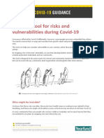 Mapping Tool For Risks and Vulnerabilities During Covid-19: Who Might Be Invisible?