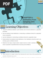 Chapter 9 Estimation From Sampling Data