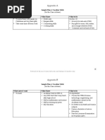 Appendix A: Sample Plan A Vacation Table