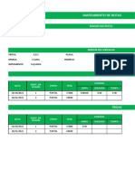 Planilha Mapeamento de Rota