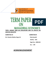 Term Paper of Economics