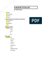 Neg Blocks To Do List: At: Russian Attack (Most Common Ones)