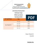 Jadwal Pembinaan PKL TKJ 