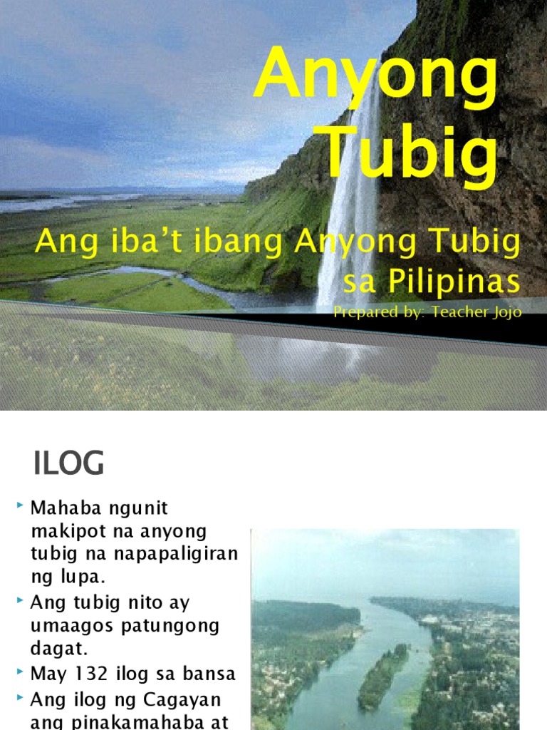 Anyong Tubig | PDF