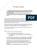 TD Sujet Latuile