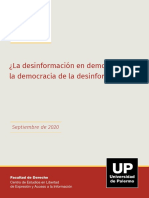 La Desinformacion en Democracia