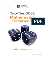 GCSE Maths Homework - Foundation Tier.104659209