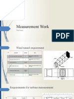 Measurement Work: Wind Tunnel