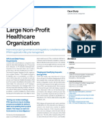 Large Non Profit Healthcare Organization Cs