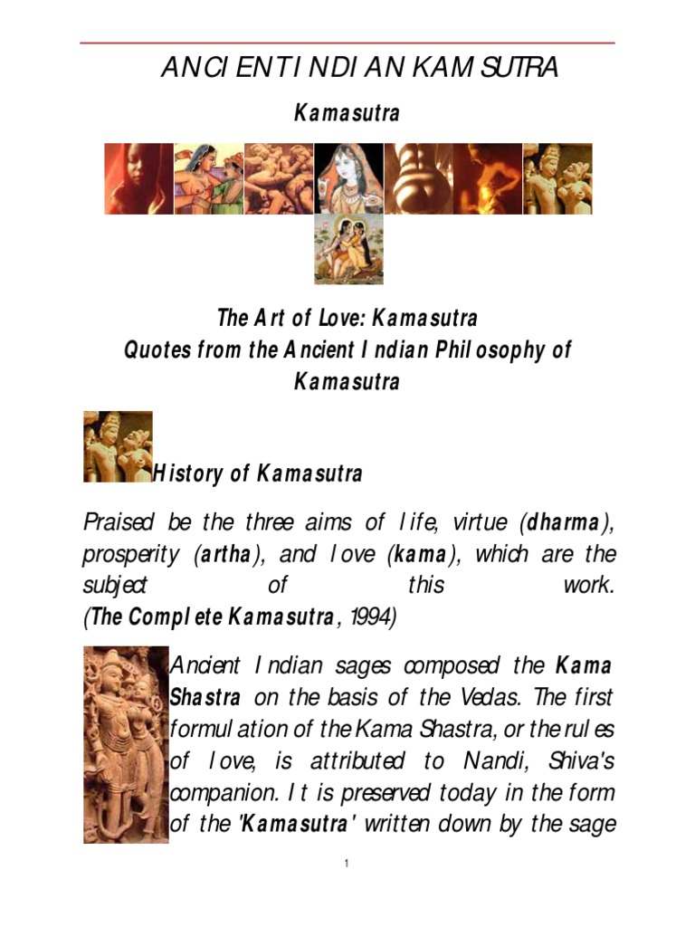 Kamasutra | PDF | Kama Sutra | Kama
