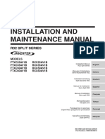 FTXC25-60A, RXC25-60A R08019045616 Installation Manual