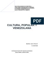 1er Informe CULTURA, POPULAR Y VENEZOLANA