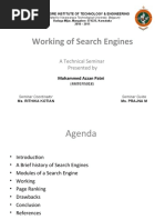 Working of Webb Search Engines