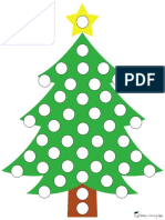 Christmas Tree Counting Dot Marker