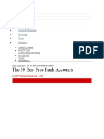 The 10 Best Free Bank Accounts: Credit Cards Budgeting Loans & Mortgages Investing Taxes Insurance