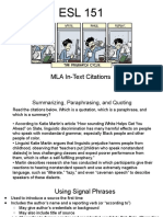 2.5 MLA In-Text Citations