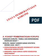 Upaya Pemberantasan Korups X-Xi