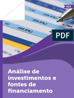 ANÁLISE DE INVESTIMENTO E FONTES DE FINANCIAMENTO