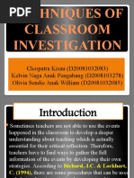 Download Techniques of Classroom Investigation 1 by Olivia William SN53349803 doc pdf