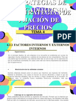 ESTRATEGIAS DE FIJACIÓN DE PRECIOS