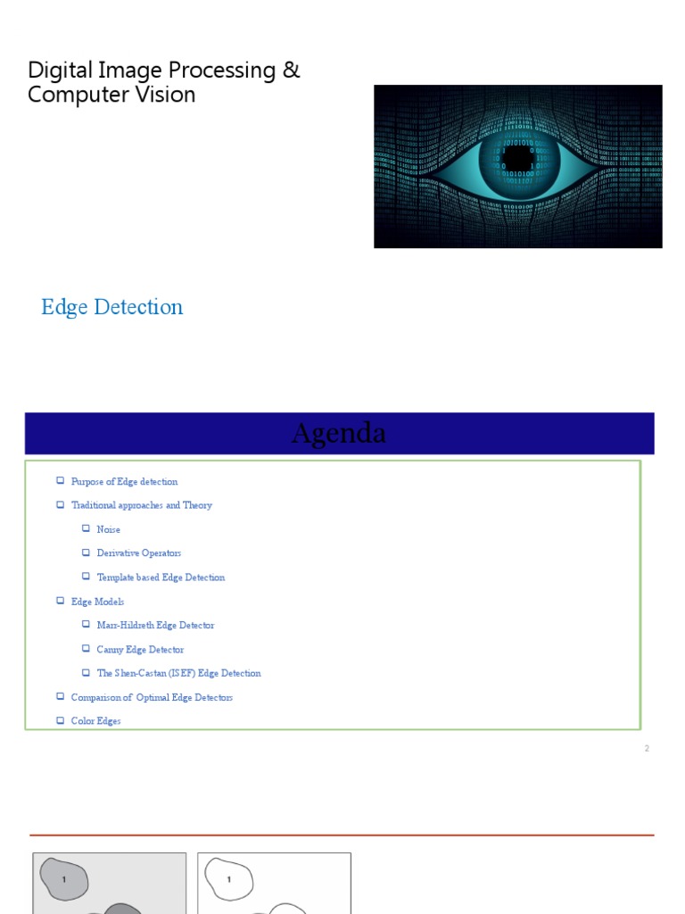 Digital Image Processing & Computer Vision: Edge Detection | PDF ...