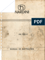 Nardini - AM 500B - Manual de Instruções