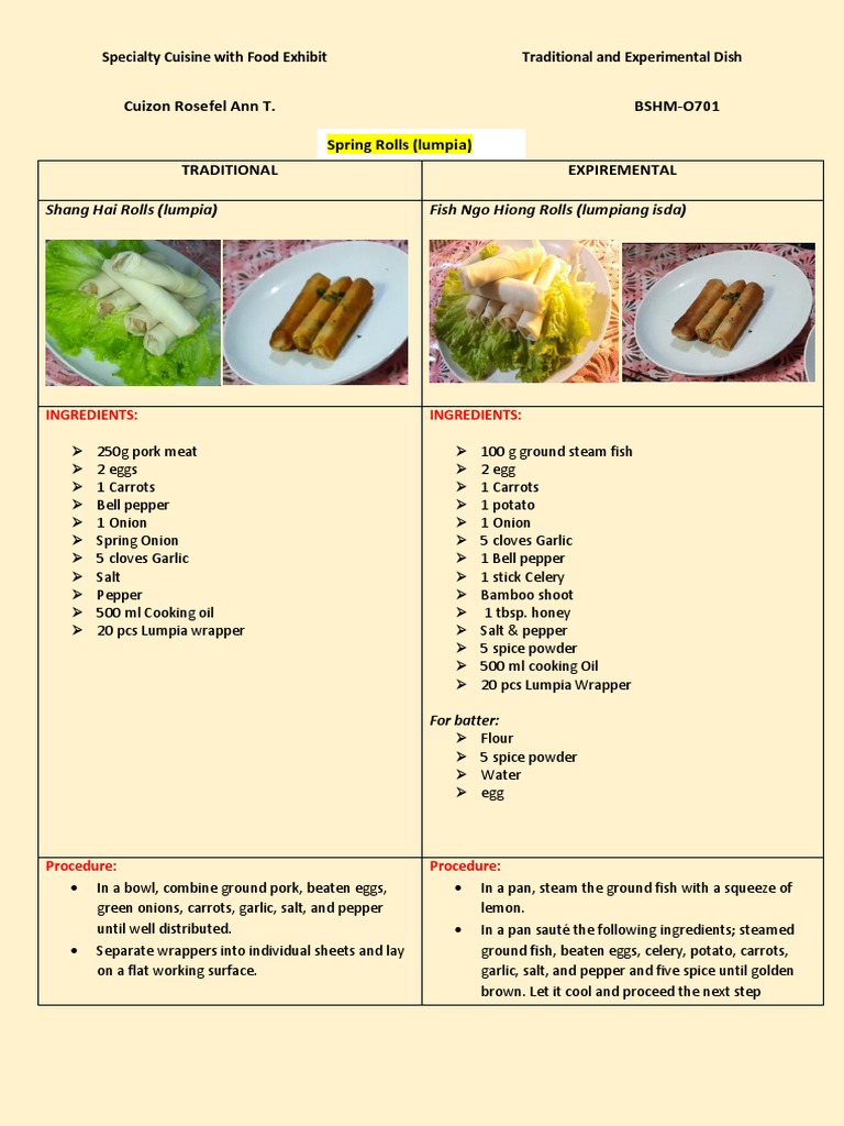 Aflatoxin Awareness in Spring Rolls | PDF | Foods | Food Ingredients