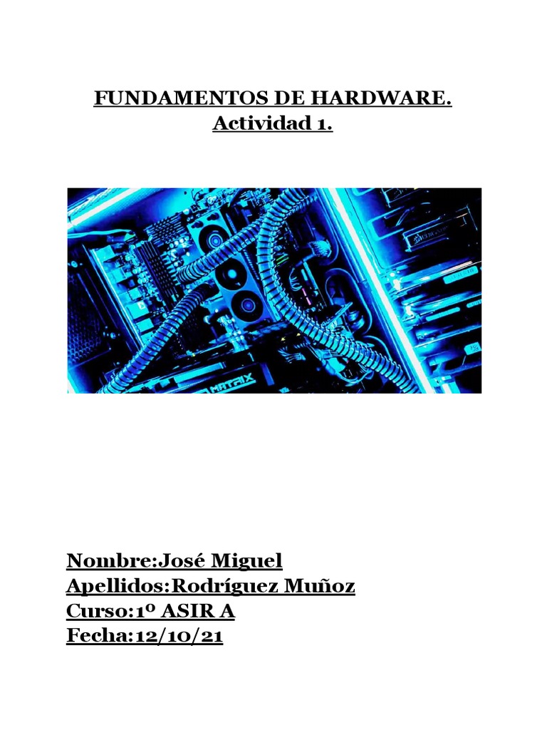Fundamentos del Hardware en Minería | PDF | Hardware de la computadora ...