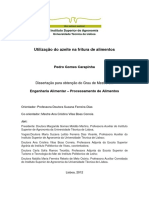 Dissertação Pedro Gomes Carapinha - Mestrado em Engenharia Alimentar - Processamento de alimentos. Versão provisória