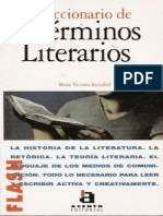 Diccionario de Terminos Literarios Victoria Reyzabal