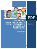 Manual Del Compromiso Docente Con Su Permanente Desarrollo Profesional