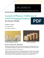 Press Release On Plasteco