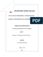 Proyecto Emprendedor Plan de Mejora - Ruiz Horna Yvan Walter