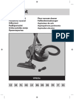 Concept VP835x Vacuum Cleaner Instruction Manual