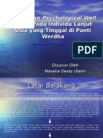 Gambaran Psychological Well Being Pada Individu Lanjut Usia