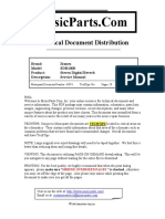 Technical Document Distribution: Brand: Ibanez Model SDR1000 Product: Stereo Digital Reverb Description: Service Manual