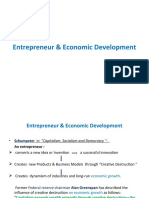 Entrepreneur & Economic Development