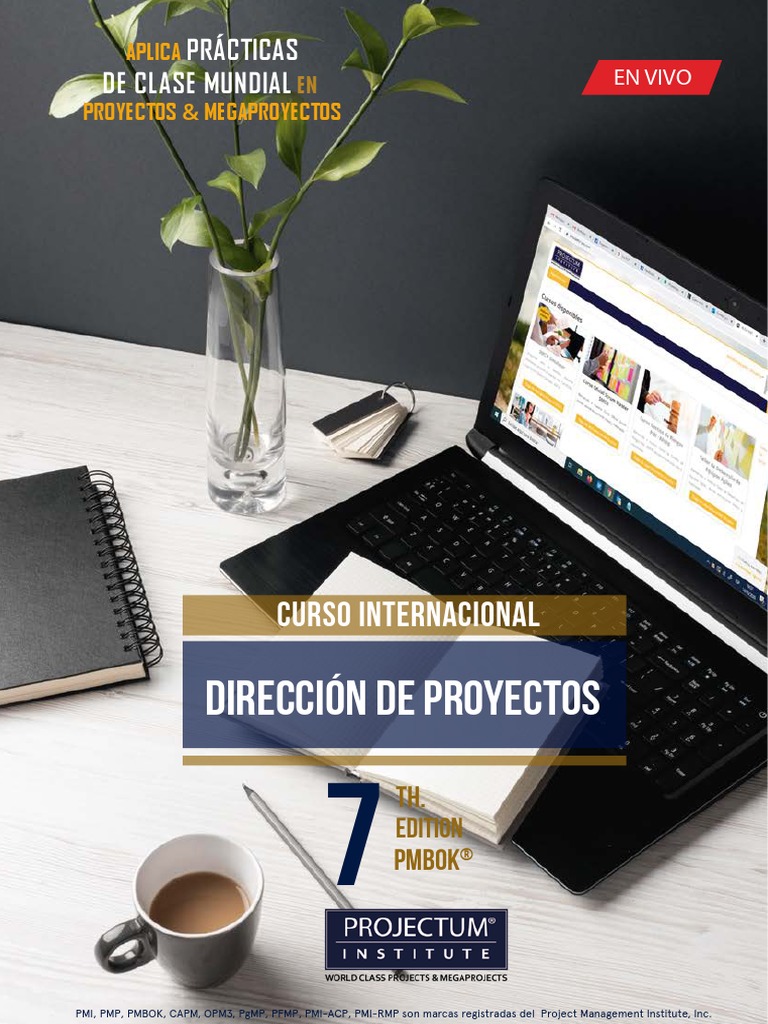 Brochure PMBOK 7 - Curso Peru | PDF | Gestión de proyectos | Informática