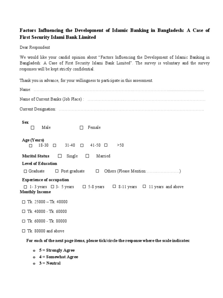 Islamic Banking Growth Factors in Bangladesh | PDF | Banks | Islamic ...